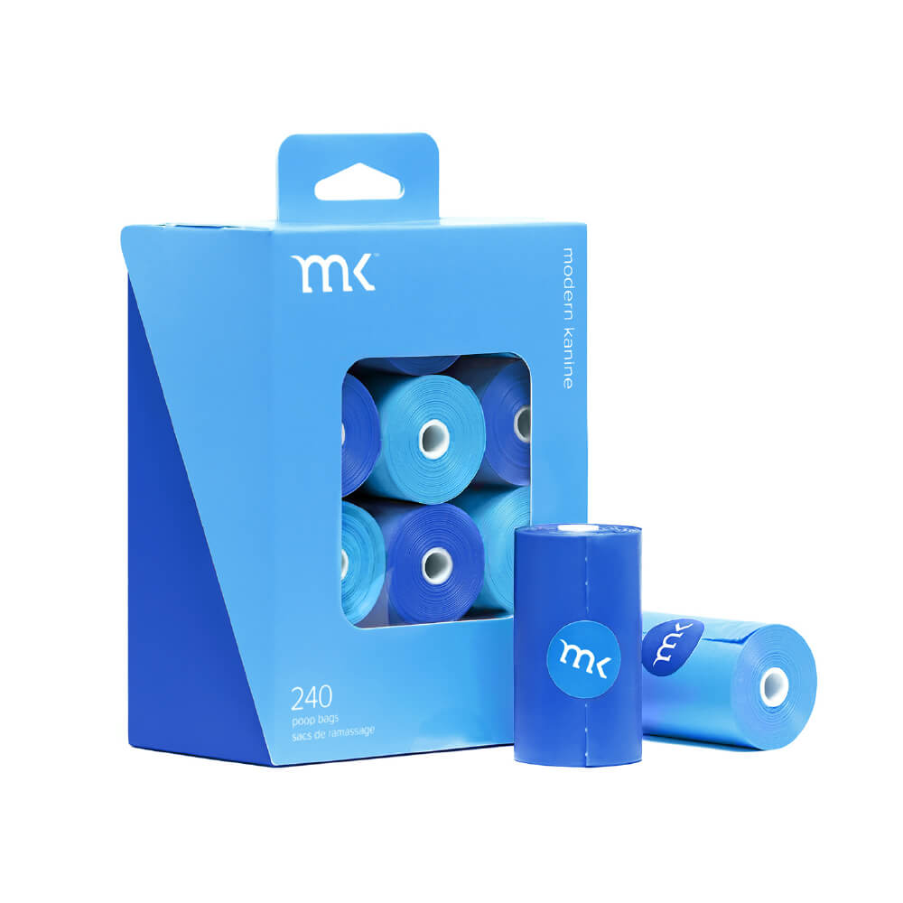 Modern Kanine® 240-Count Poop Bags | Blue & Light Blue - Vanillapup Online Pet Store