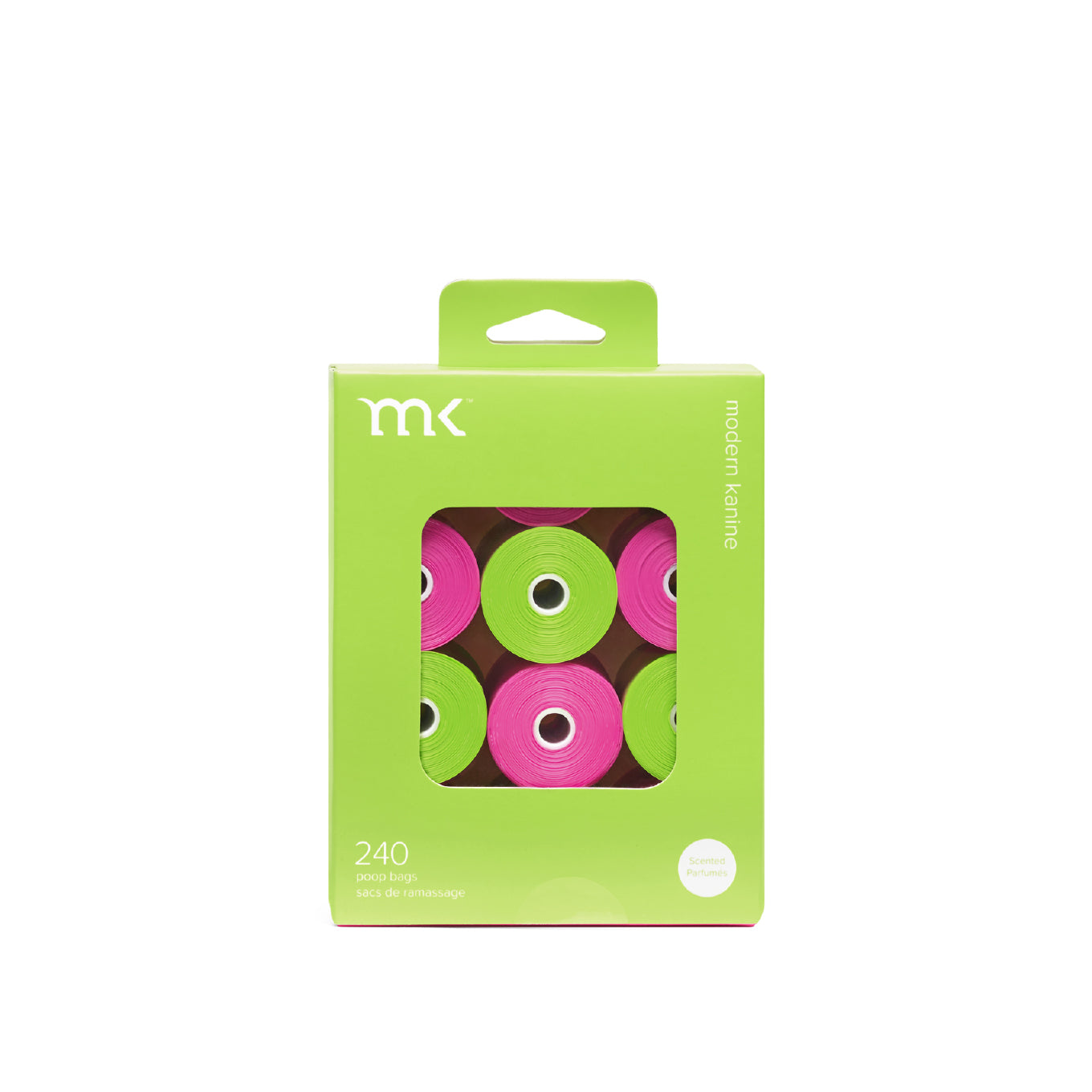 Modern Kanine® 240-Count Poop Bags | Green & Pink - Vanillapup Online Pet Store