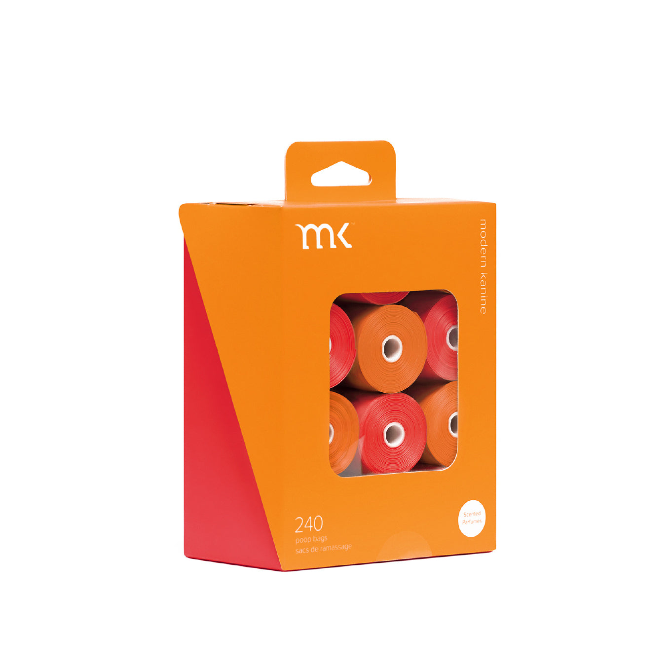 Modern Kanine® 240-Count Poop Bags | Orange & Coral - Vanillapup Online Pet Store