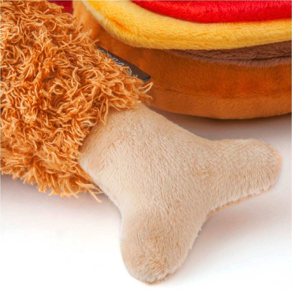 PLAY American Classic Fluffy's Fried Chicken Plush Toy - Vanillapup Online Pet Store