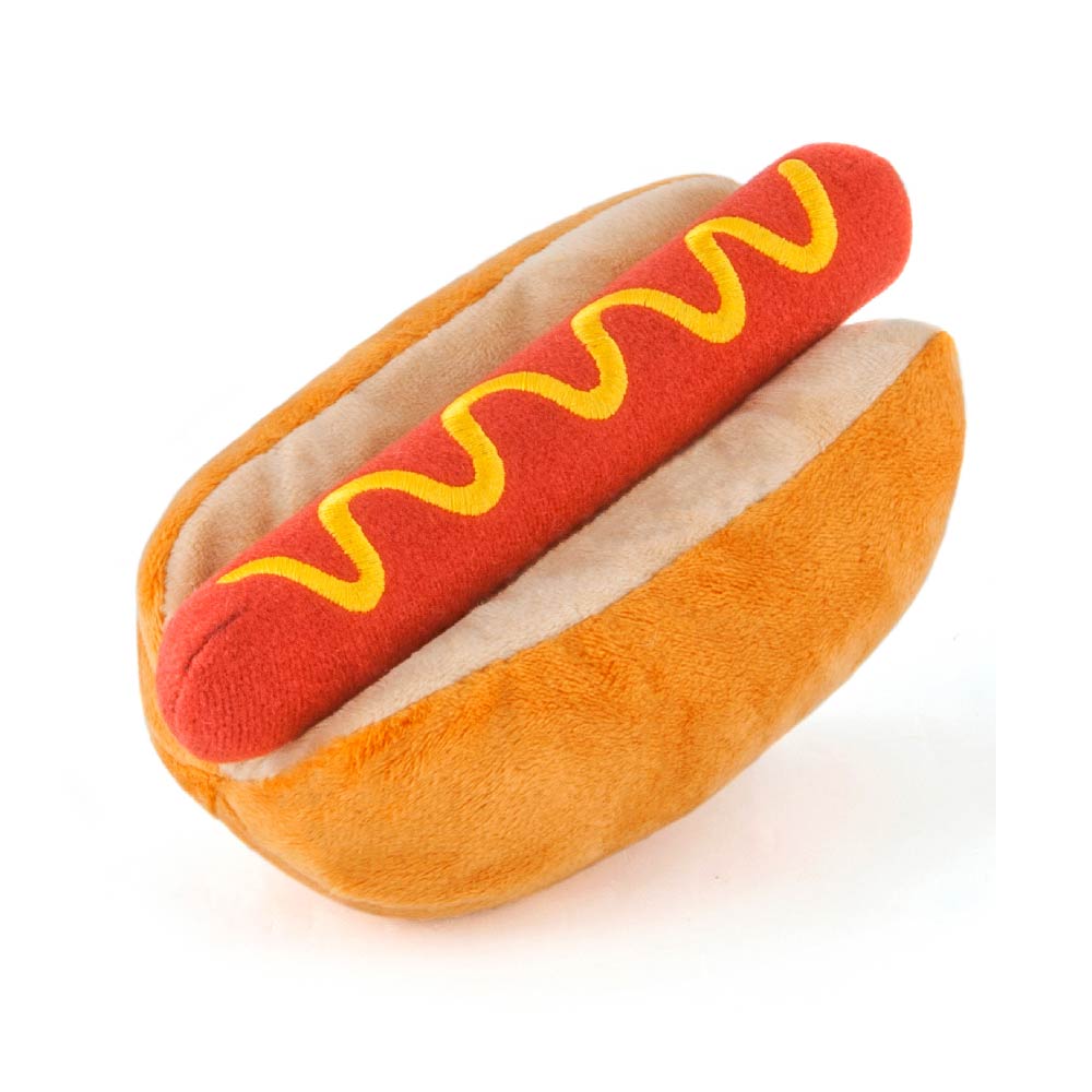 PLAY American Classic Hot Dog Plush Toy - Vanillapup Online Pet Store