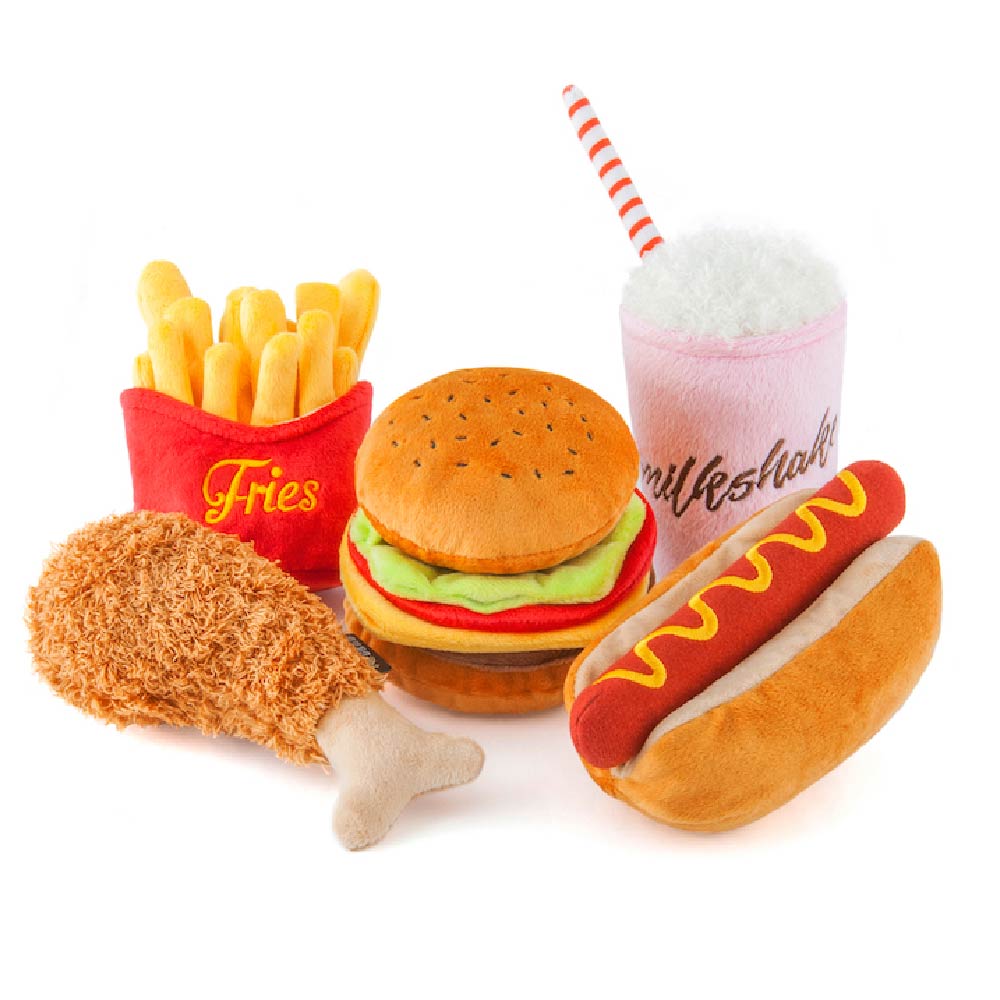 PLAY American Classic Hot Dog Plush Toy - Vanillapup Online Pet Store