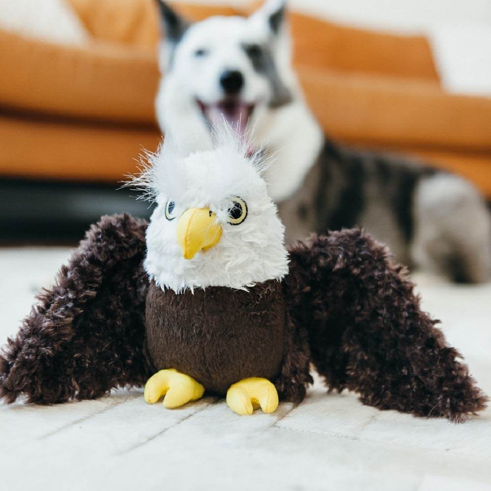 PLAY Fetching Flock Eagle Plush Toy - Vanillapup Online Pet Store