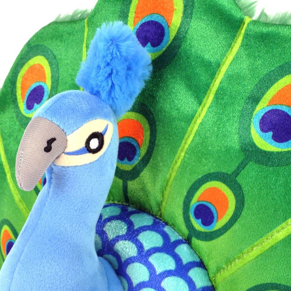 PLAY Fetching Flock Peacock Plush Toy - Vanillapup Online Pet Store