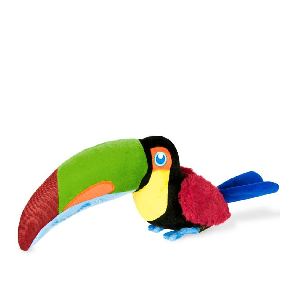PLAY Fetching Flock Toucan Plush Toy - Vanillapup Online Pet Store