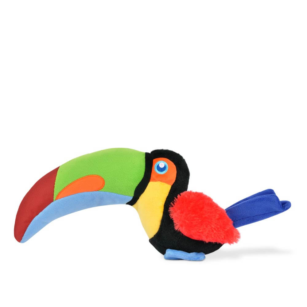 PLAY Fetching Flock Toucan Plush Toy - Vanillapup Online Pet Store