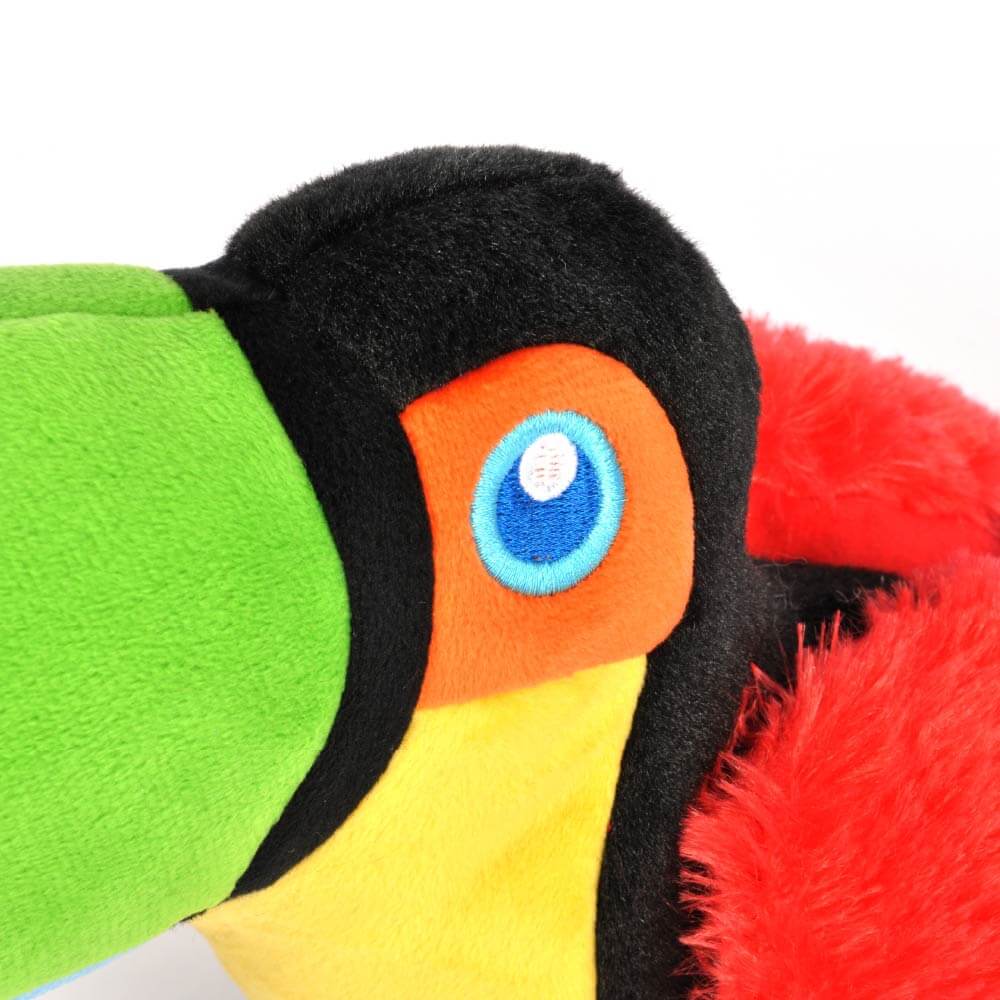 PLAY Fetching Flock Toucan Plush Toy - Vanillapup Online Pet Store