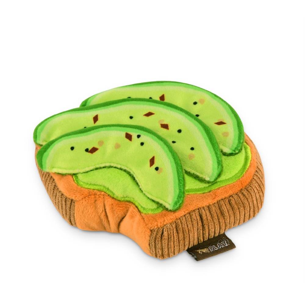 PLAY Barking Brunch Avo-doggo Toast Plush Toy - Vanillapup Online Pet Store