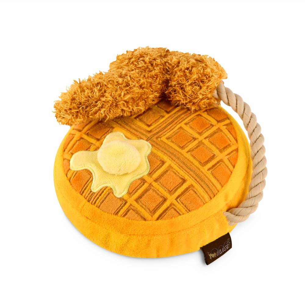 PLAY Barking Brunch Chicken & Woofles Plush Toy - Vanillapup Online Pet Store