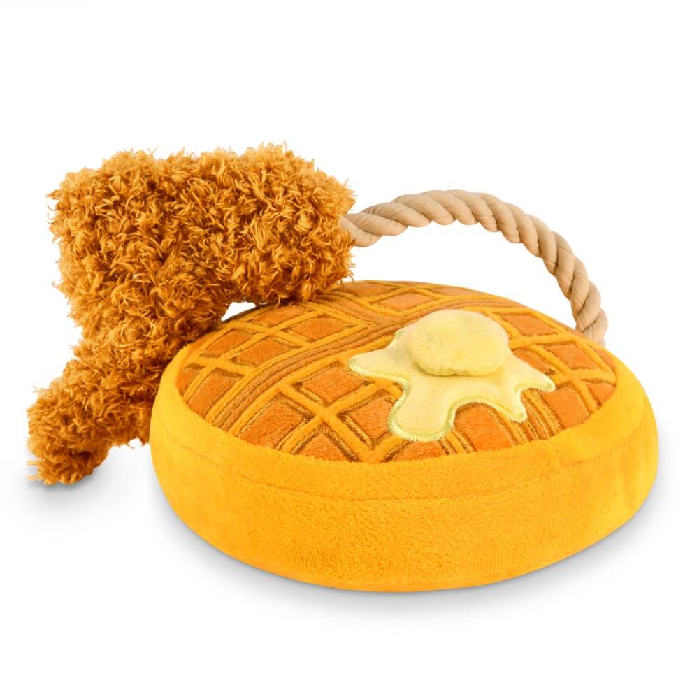 PLAY Barking Brunch Chicken & Woofles Plush Toy - Vanillapup Online Pet Store