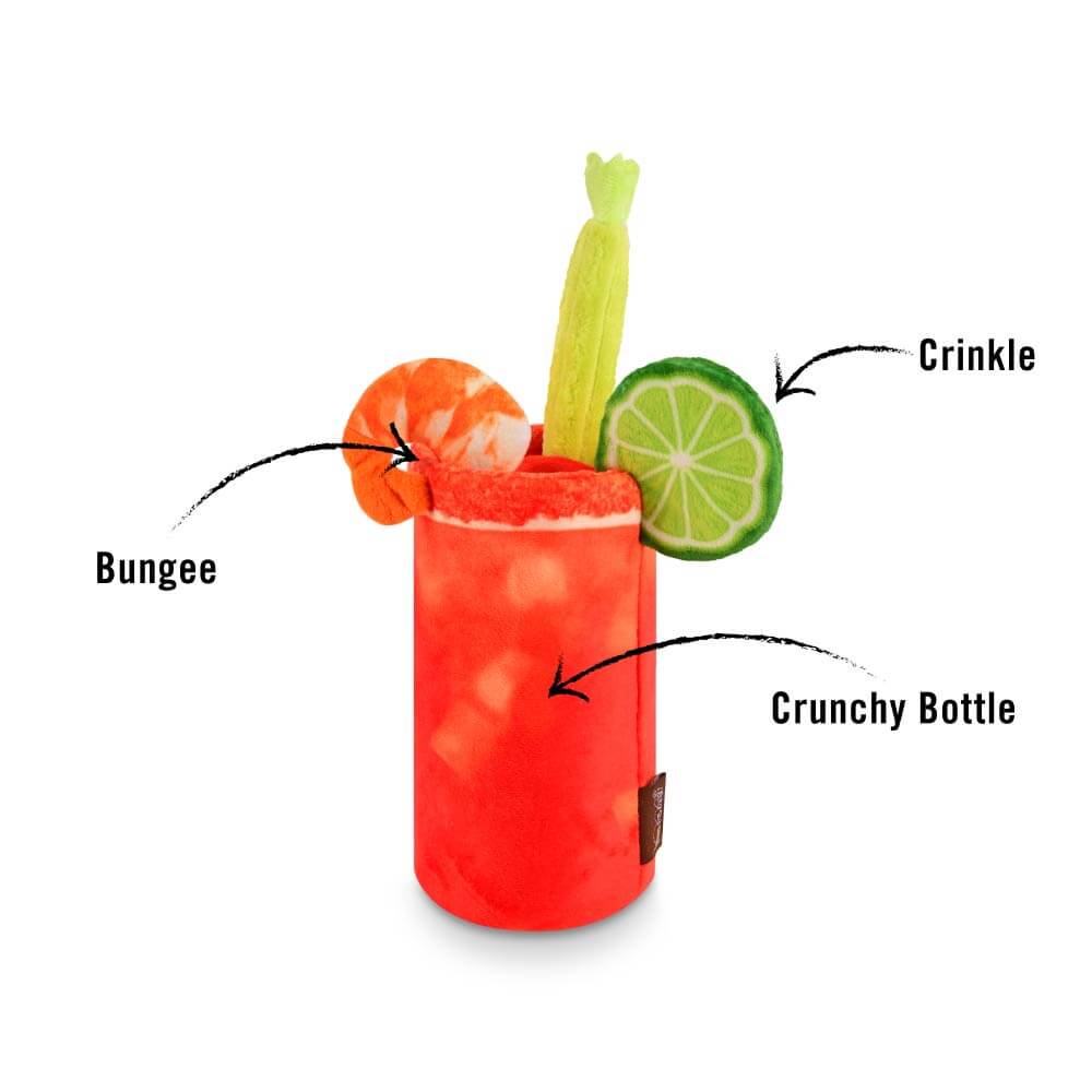 PLAY Barking Brunch Bloody Mary Plush Toy - Vanillapup Online Pet Store