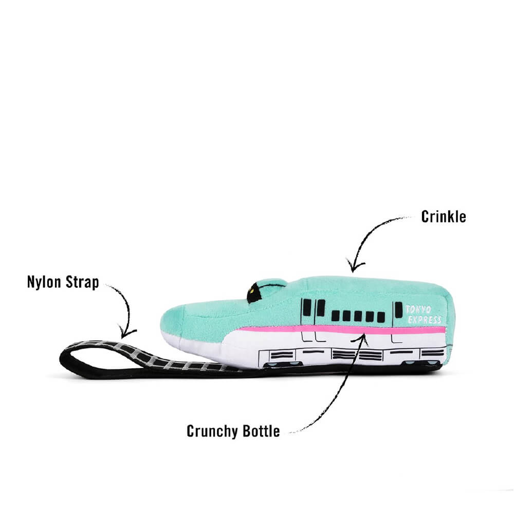 PLAY Canine Commute Tokyo Bullet Train Plush Toy - Vanillapup Online Pet Store