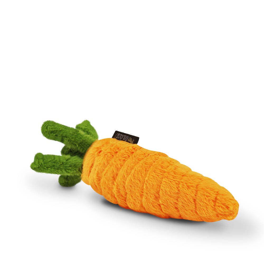 PLAY Garden Fresh Carrot Plush Toy - Vanillapup Online Pet Store