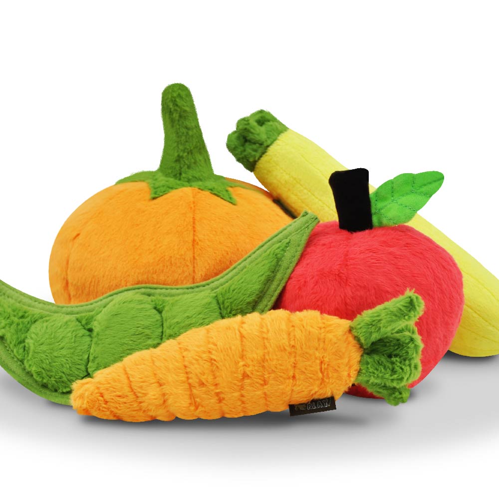 PLAY Garden Fresh Carrot Plush Toy - Vanillapup Online Pet Store