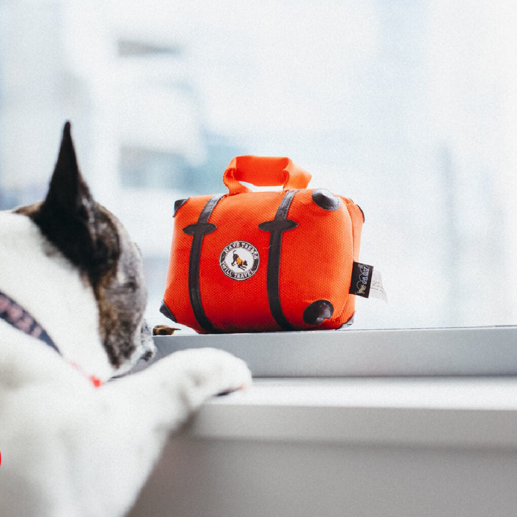 PLAY Globetrotter Pack and Snack Suitcase Plush Toy - Vanillapup Online Pet Store