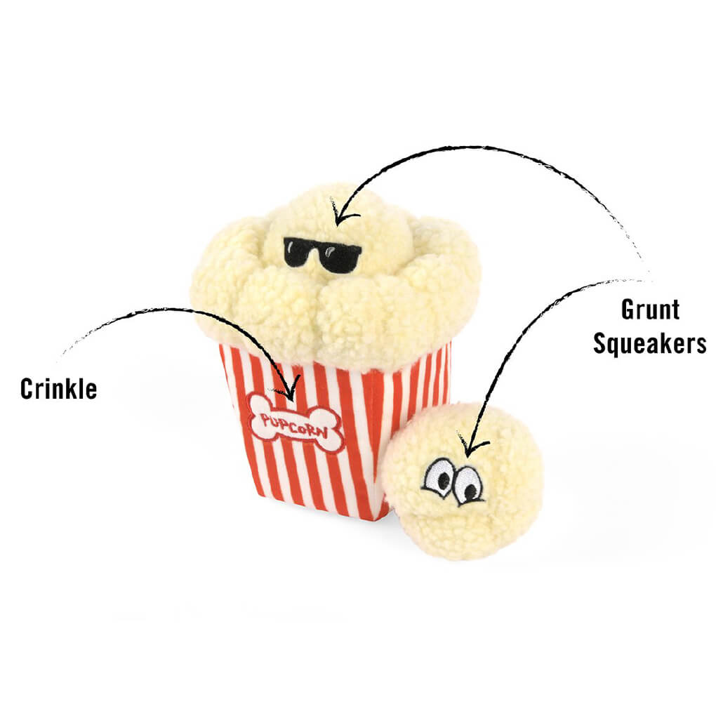 PLAY Hollywoof Cinema Poppin Popcorn - Vanillapup Online Pet Store