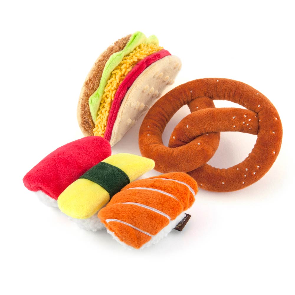 PLAY International Classic Poochie Pretzel Plush Toy - Vanillapup Online Pet Store