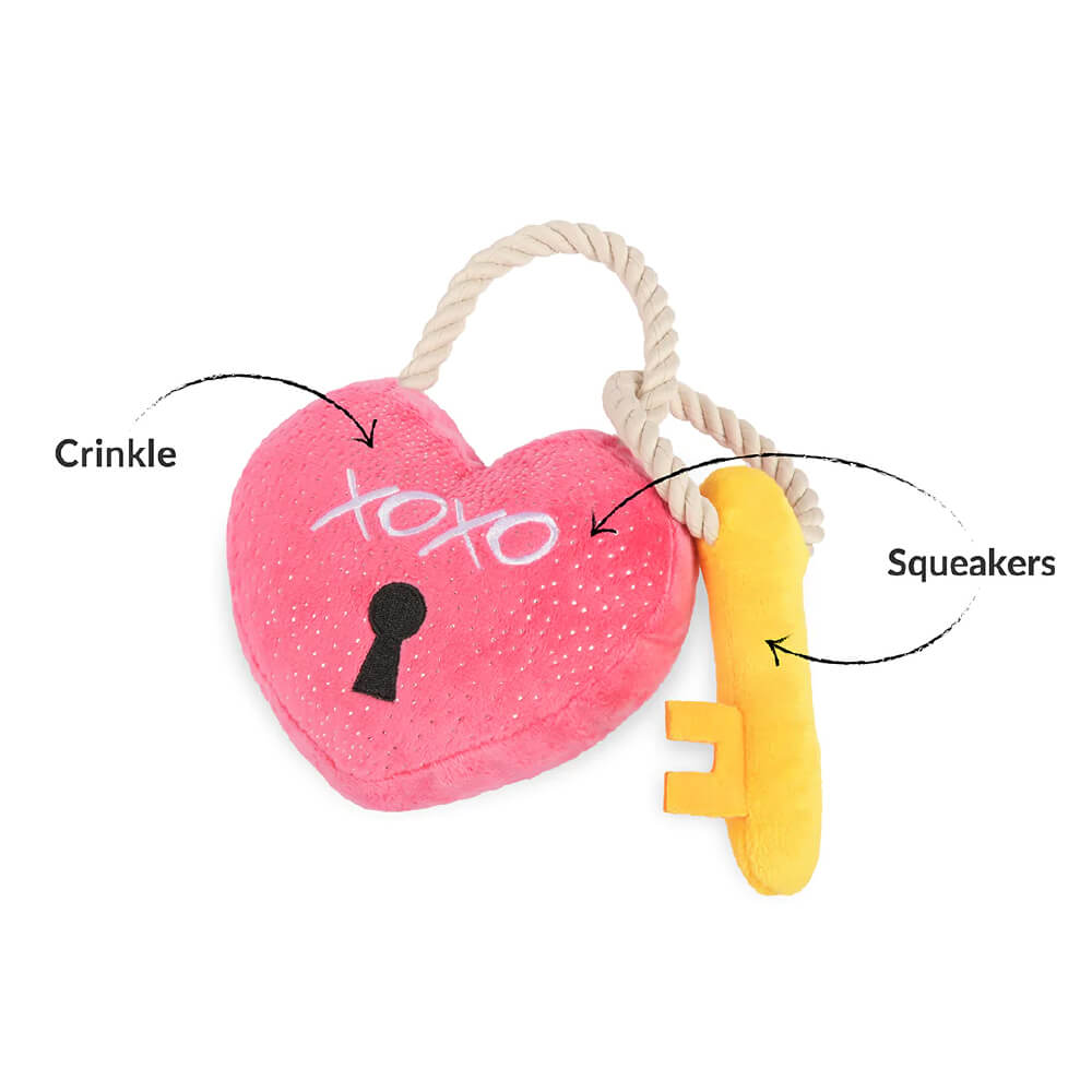 PLAY Love Bug Love You A Lock Plush Toy