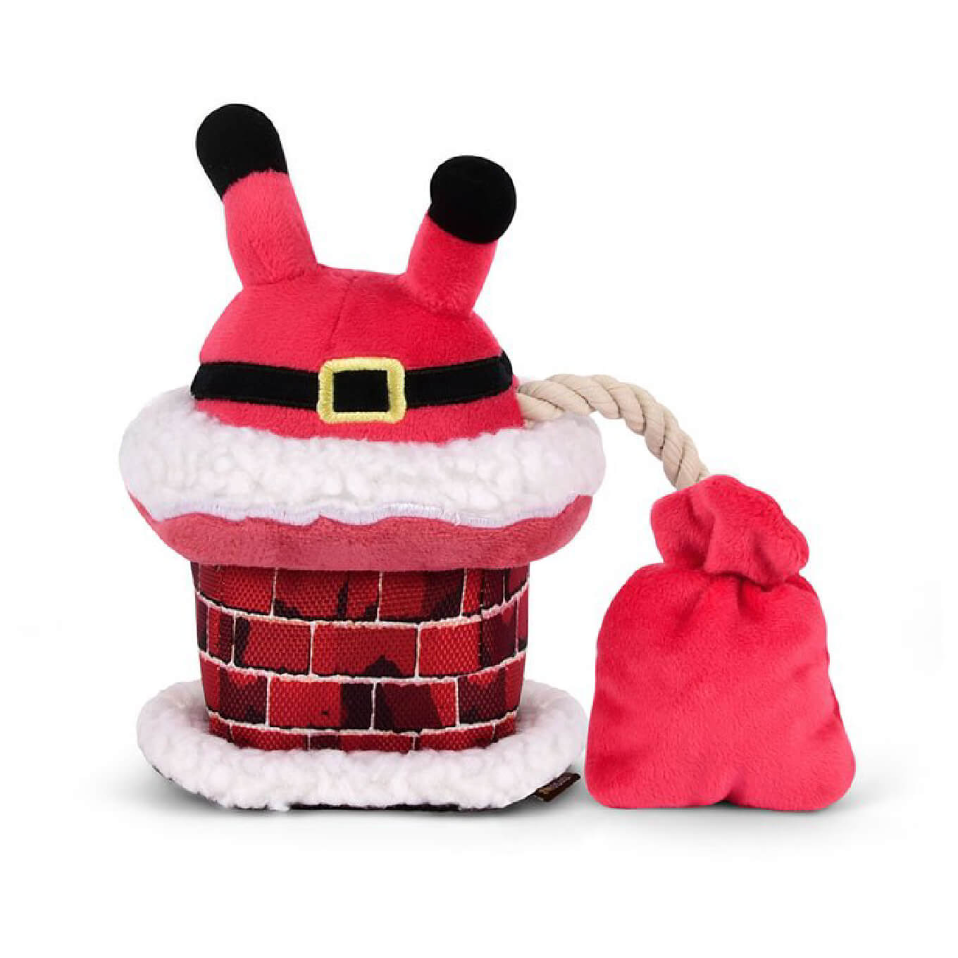 PLAY Merry Woofmas Santa Claus Toy - Vanillapup Online Pet Store