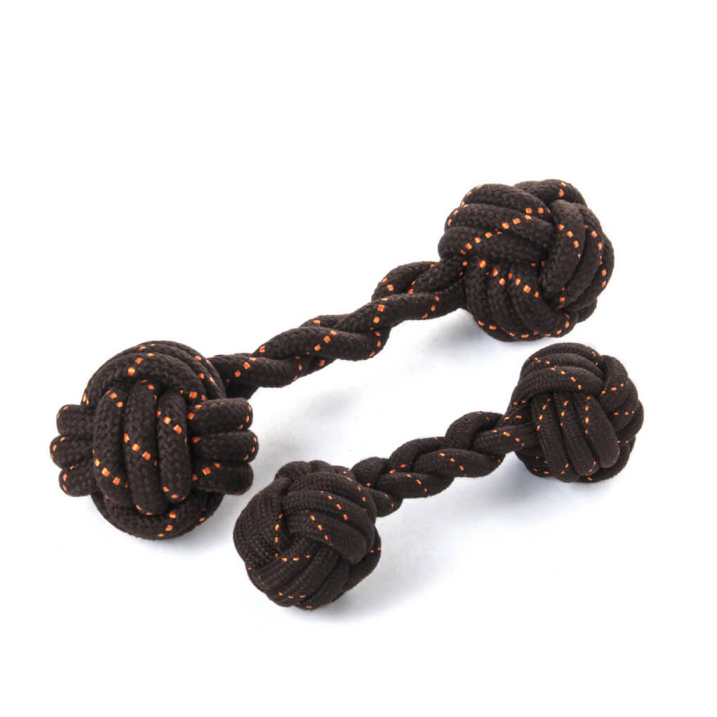 Scout & About Barbell Rope Toy - Vanillapup Online Pet Store