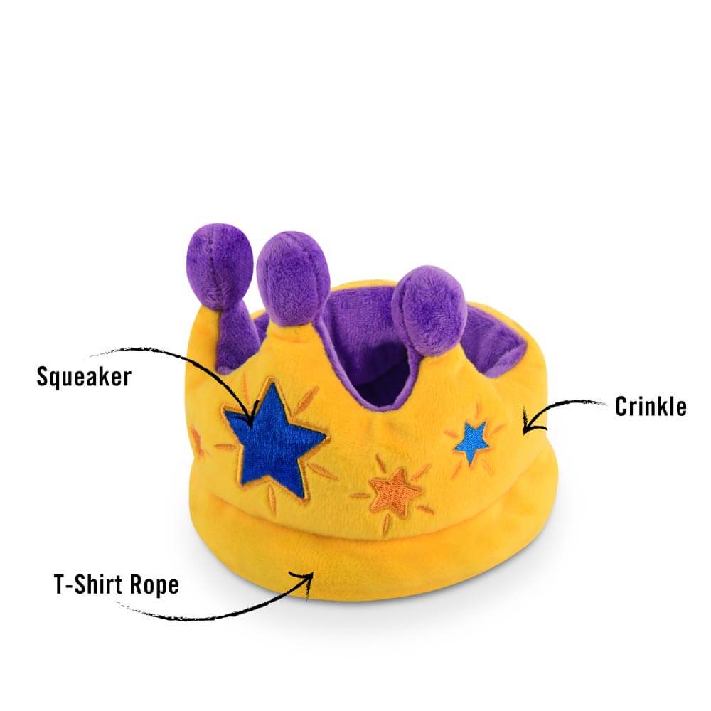 PLAY Party Time Canine Crown Plush Toy - Vanillapup Online Pet Store