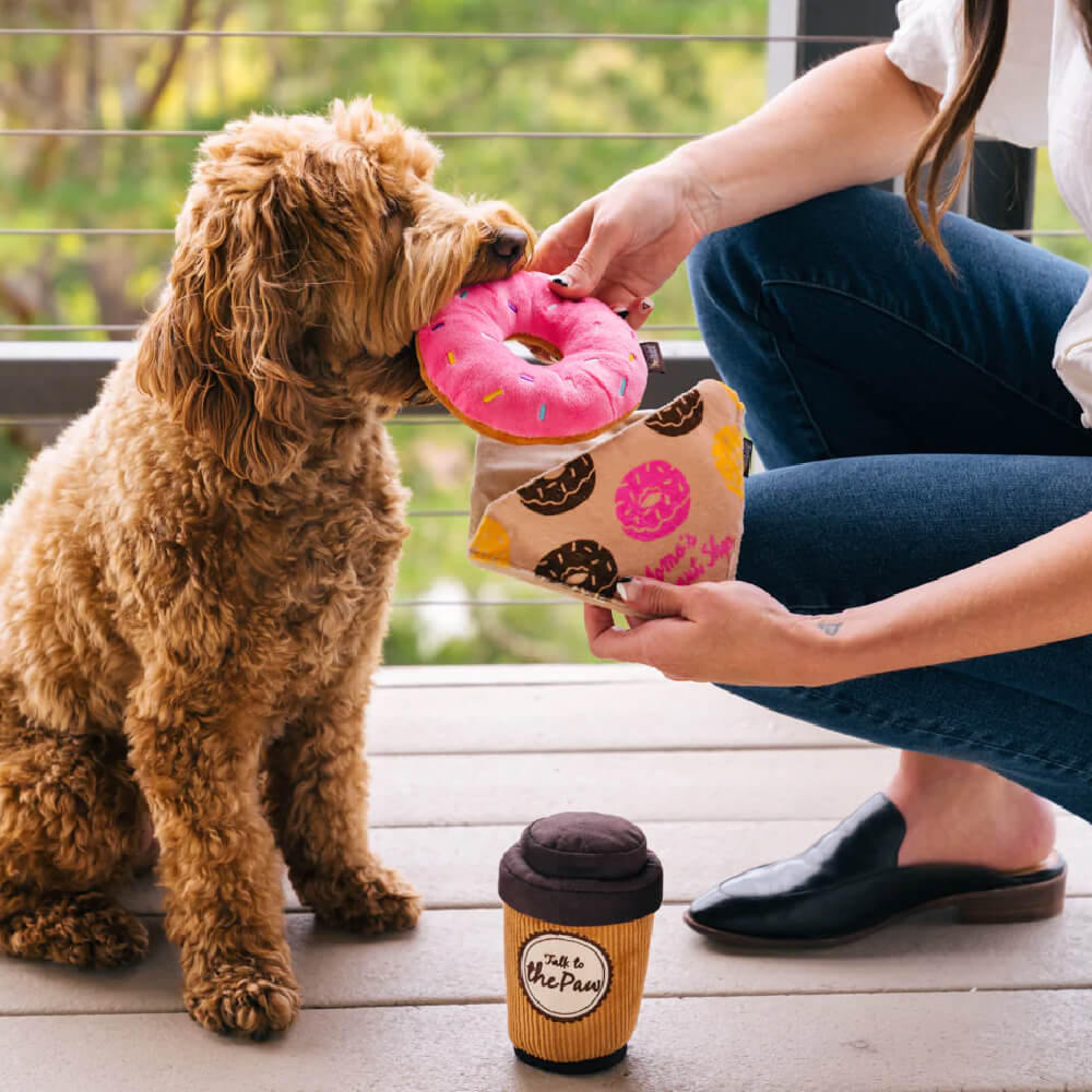 PLAY Pup Cup Cafe Donut Toy