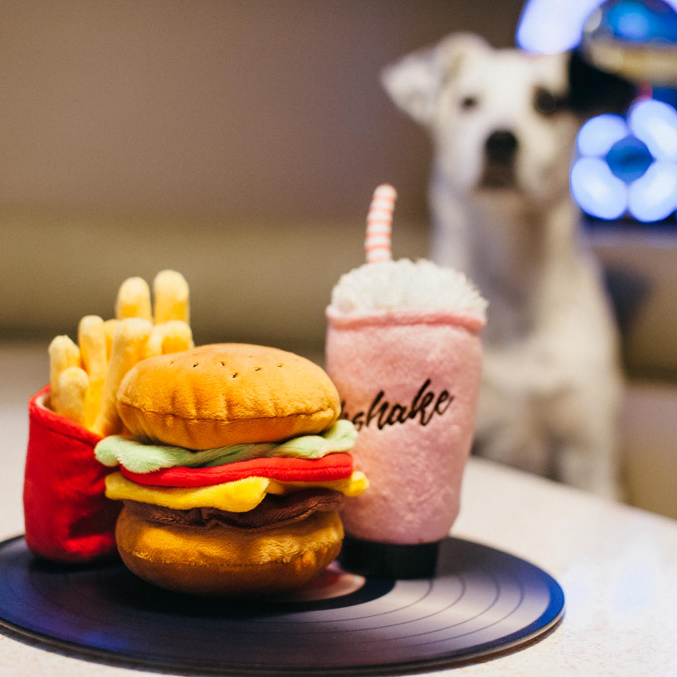 PLAY American Classic Barky Burger Plush Toy - Vanillapup Online Pet Store