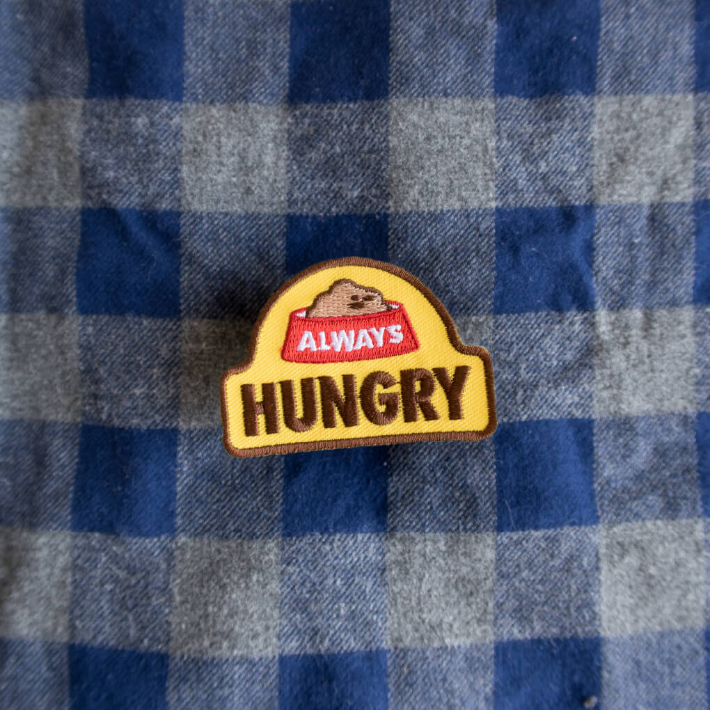 Scout's Honour Iron On Patch | Always Hungry - Vanillapup Online Pet Store