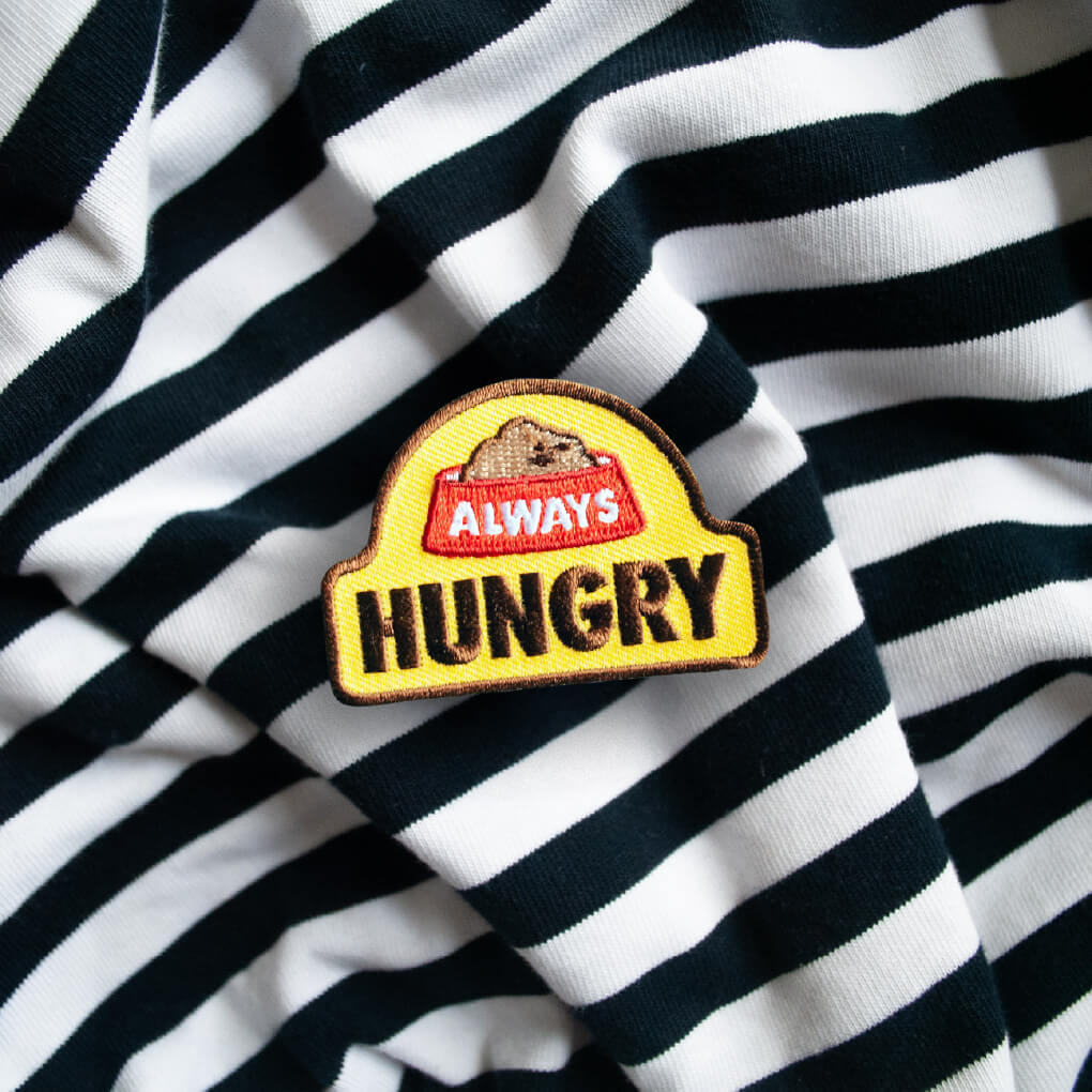 Scout's Honour Iron On Patch | Always Hungry - Vanillapup Online Pet Store
