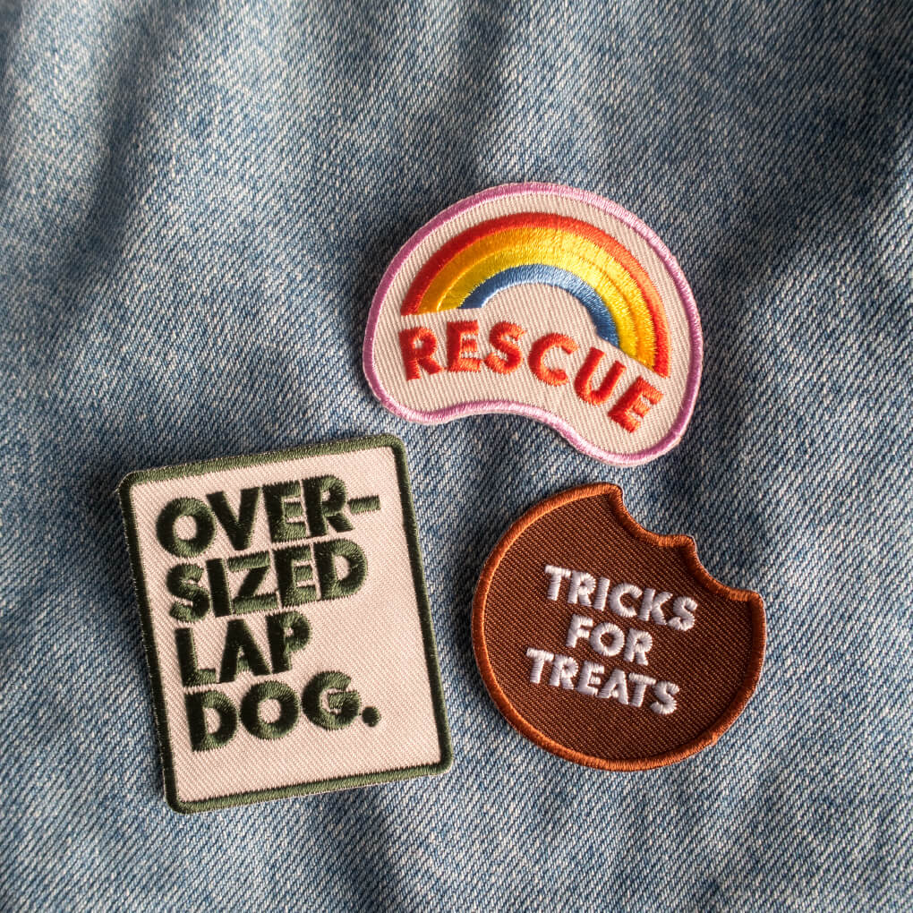 Scout's Honour Iron On Patch | Rescue - Vanillapup Online Pet Store