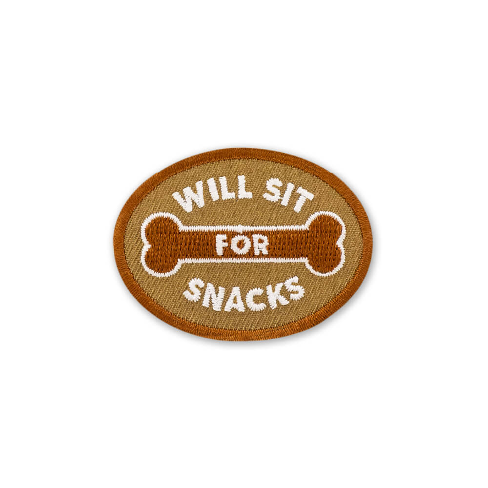 Scout's Honour Iron On Patch | Will Sit for Snacks