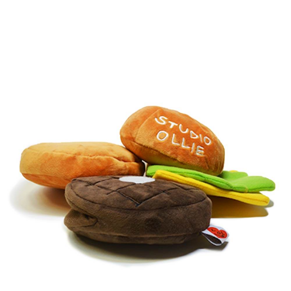 Studio Ollie Yummy Cheeseburger Nose Work Toy - Vanillapup Online Pet Store