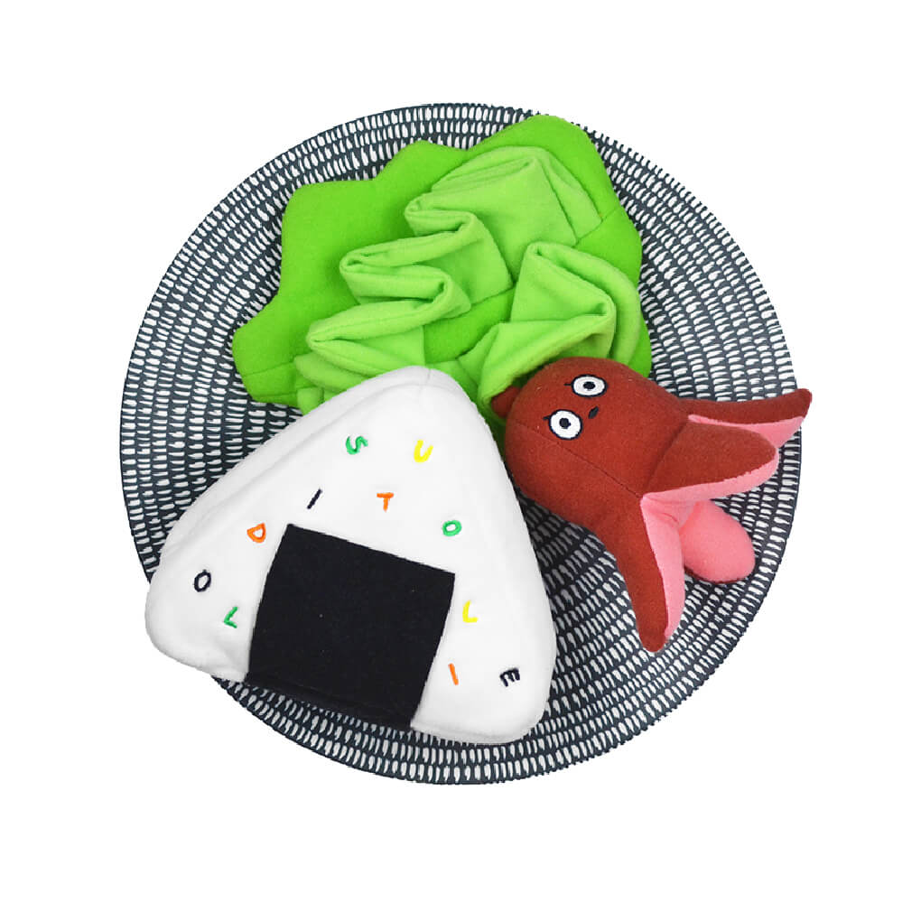 Studio Ollie Onigiri Rice Balls Nose Work Toy - Vanillapup Online Pet Store