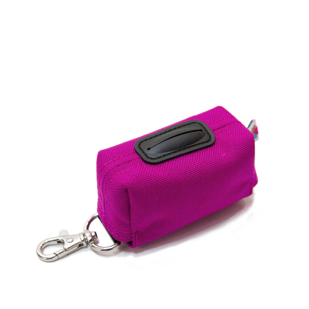 Wildebeest Funston Poop Bag Dispenser | Fuchsia - Vanillapup Online Pet Store