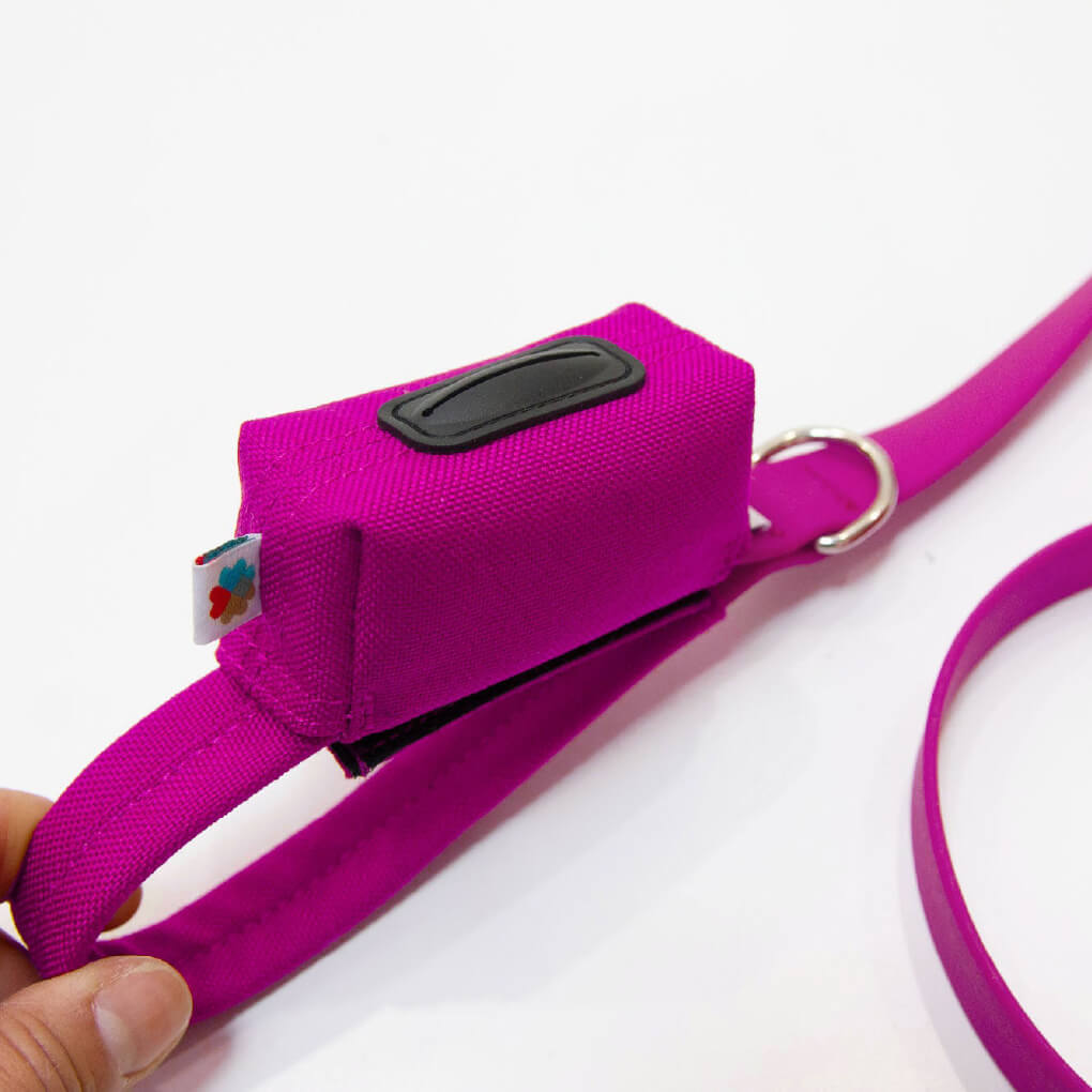 Wildebeest Funston Poop Bag Dispenser | Fuchsia - Vanillapup Online Pet Store