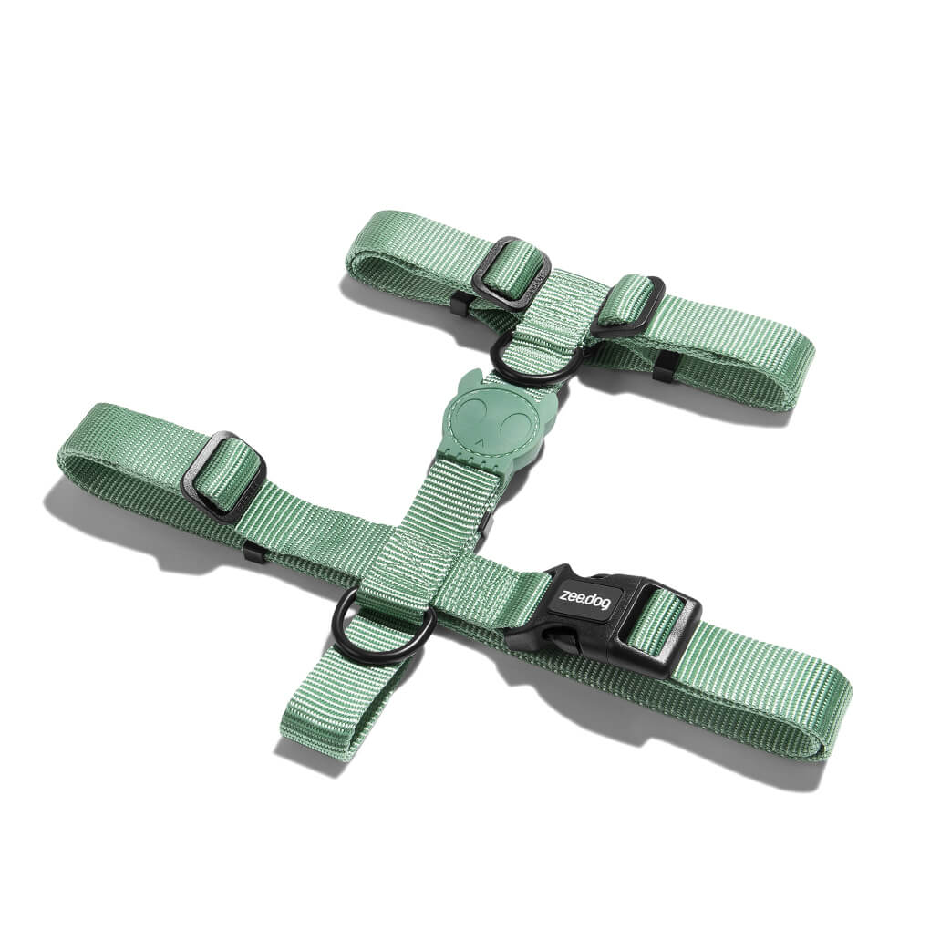 Zee.Dog H-Harness | Army Green (L) - Vanillapup Online Pet Store