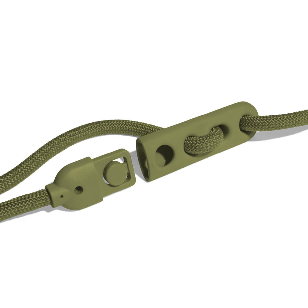 Zee.Dog Hands Free Rope Leash | Army Green - Vanillapup Online Pet Store