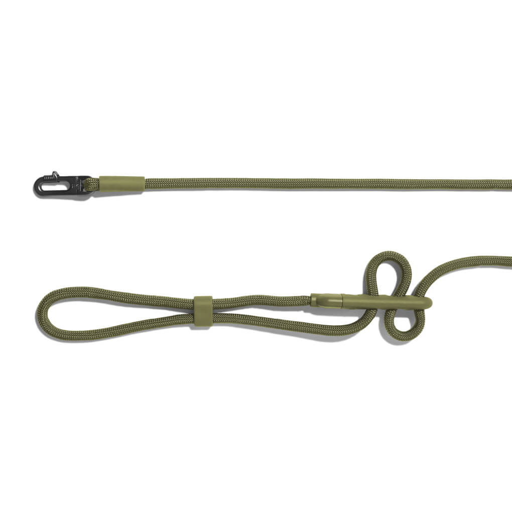 Zee.Dog Hands Free Rope Leash | Army Green - Vanillapup Online Pet Store