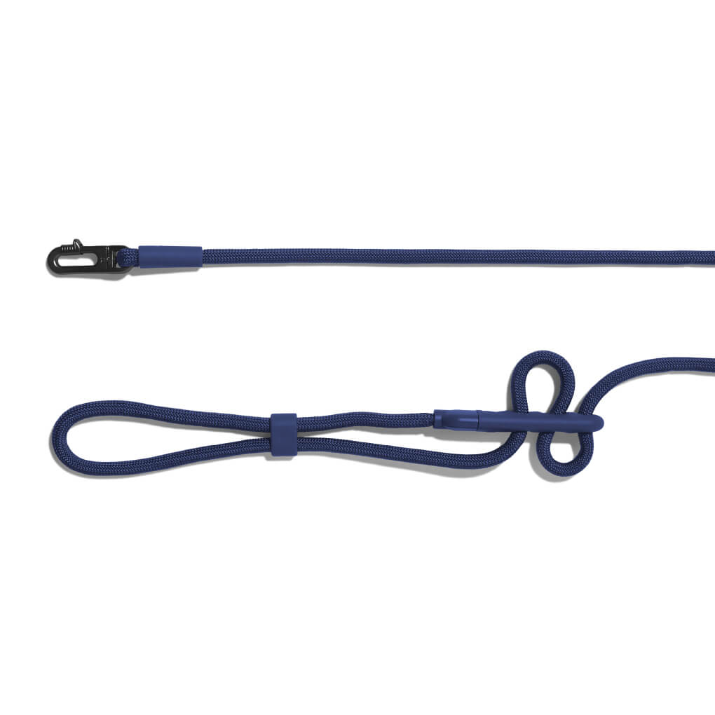 Zee.Dog Hands Free Rope Leash | Deep Blue - Vanillapup Online Pet Store