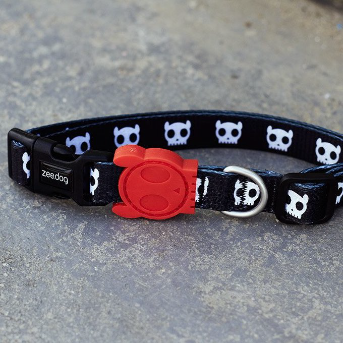 Zee.Dog Dog Collar | Skull - Vanillapup Online Pet Store