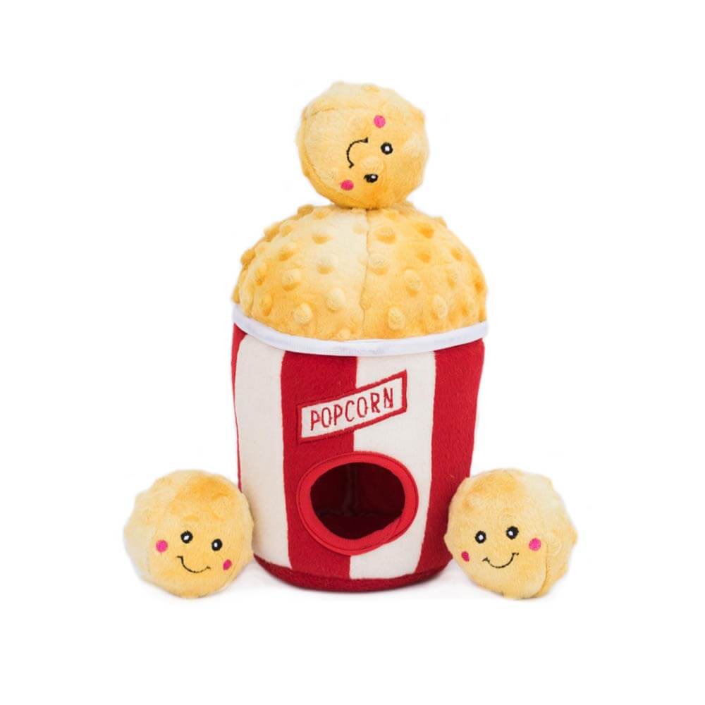 ZippyPaws Popcorn Bucket Burrow Toy - Vanillapup Online Pet Store