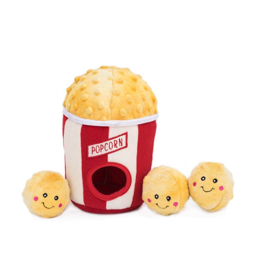 ZippyPaws Popcorn Bucket Burrow Toy - Vanillapup Online Pet Store