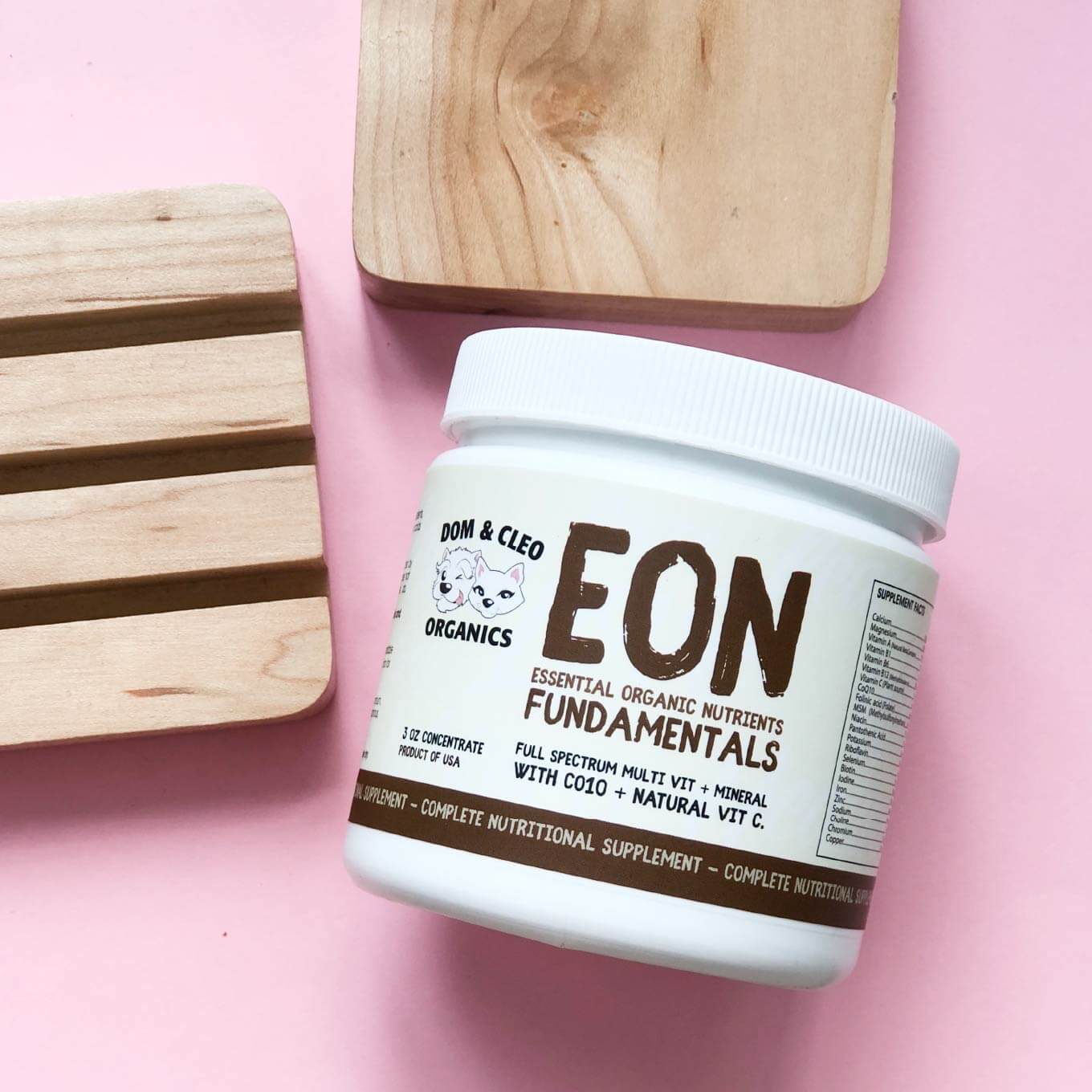 Dom & Cleo Organics EON Fundamentals Supplement - Vanillapup Online Pet Store
