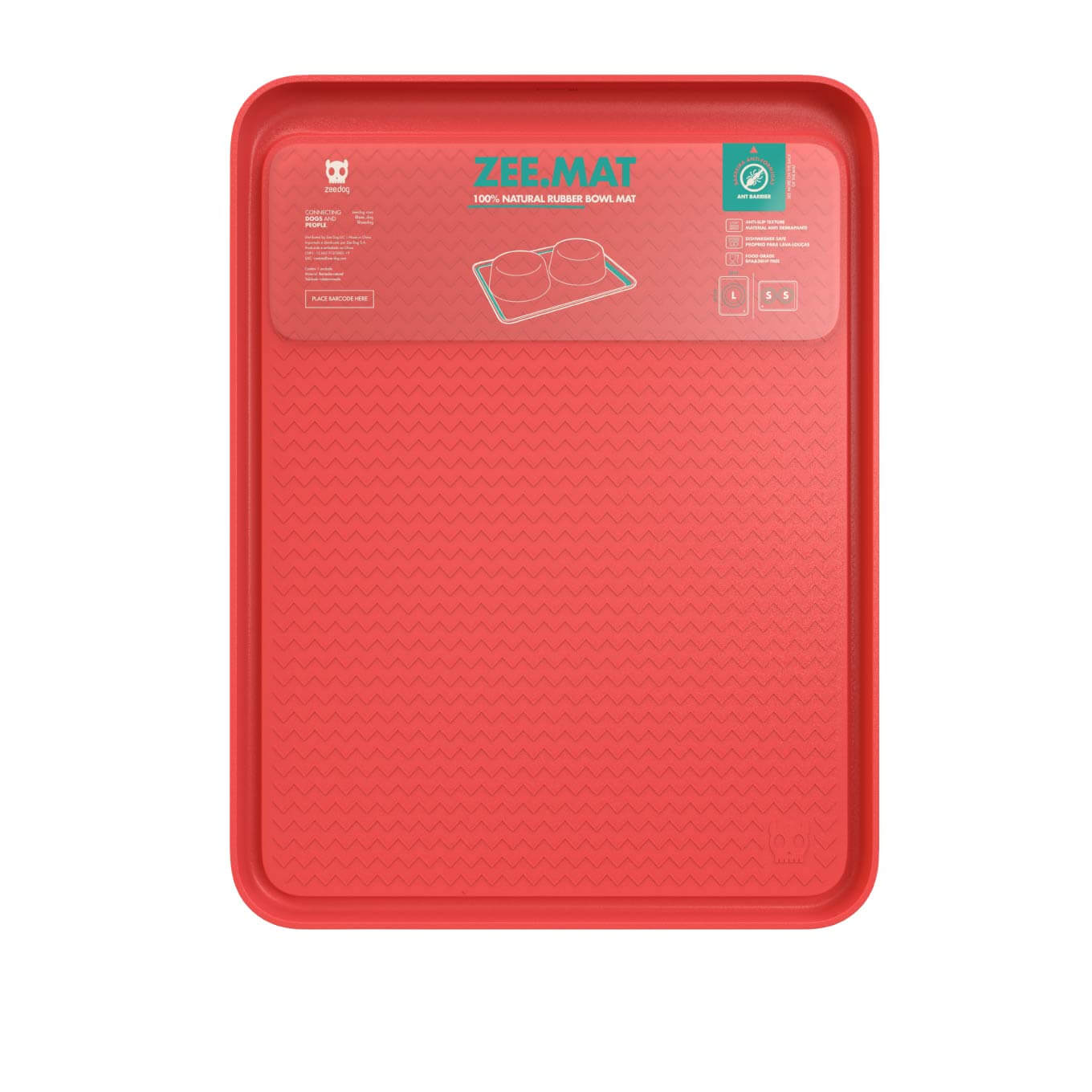 Zee.Mat in Coral - Vanillapup Online Pet Store