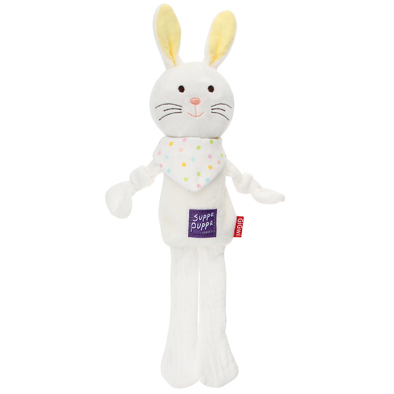 GiGwi Suppa Puppa Squeaky Rabbit for Puppies