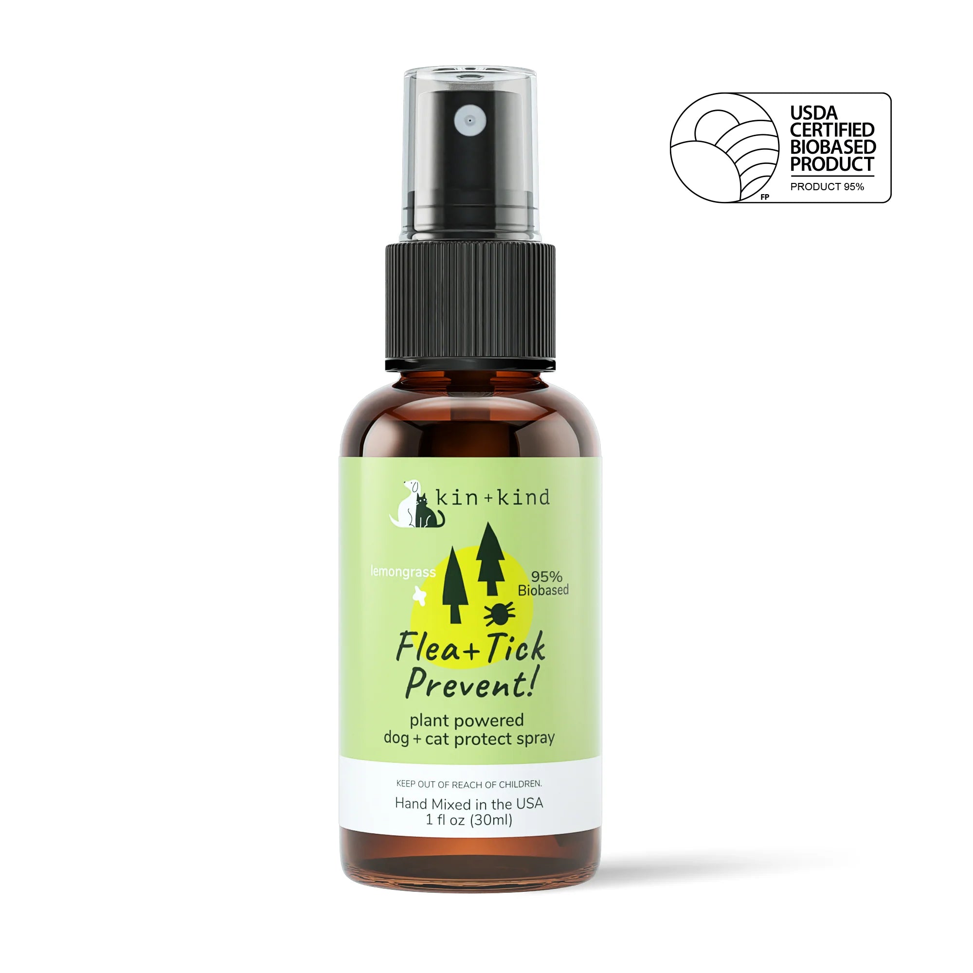kin+kind Flea & Tick Repellent Spray | Trial Size