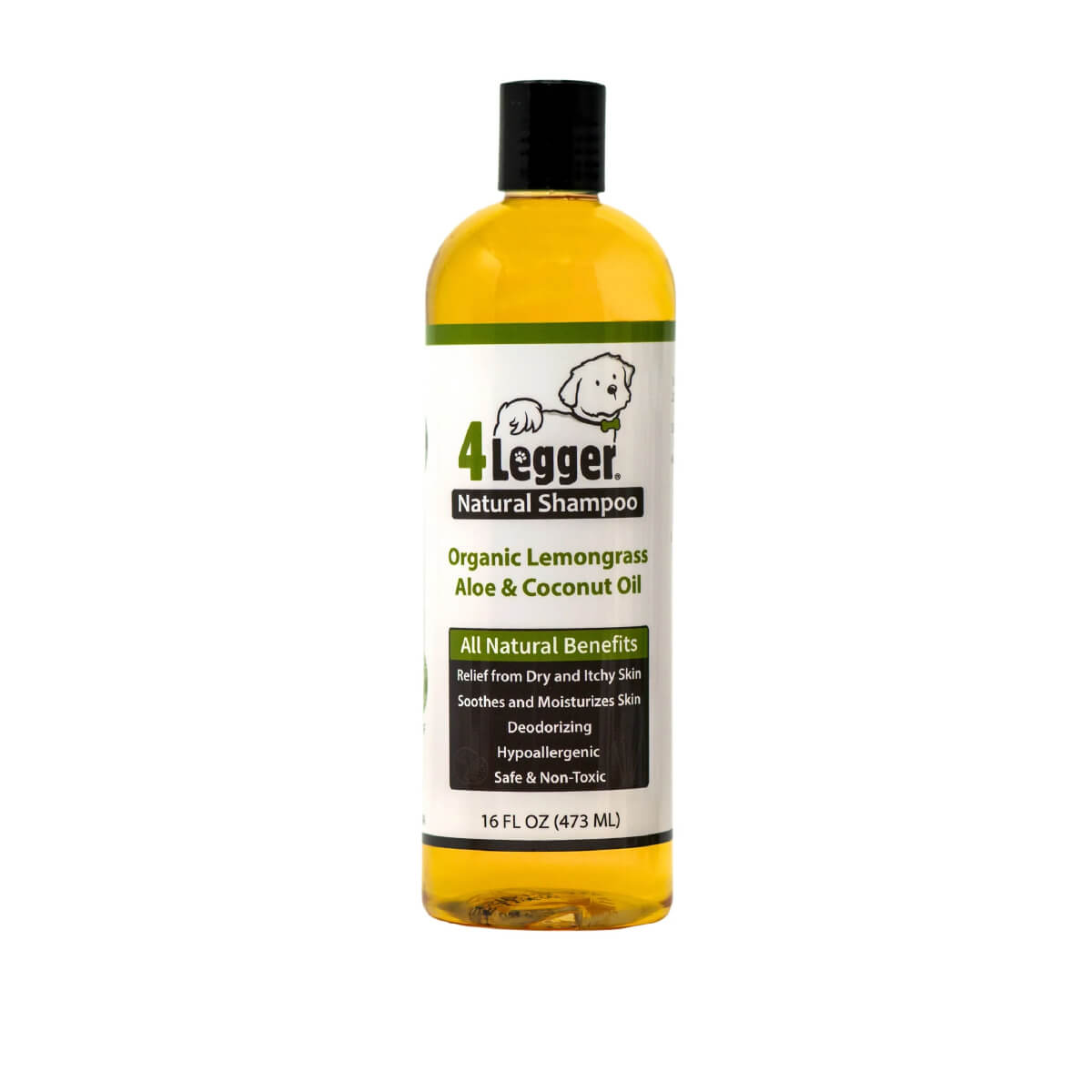 4-Legger Organic Lemongrass and Aloe Hypoallergenic Shampoo