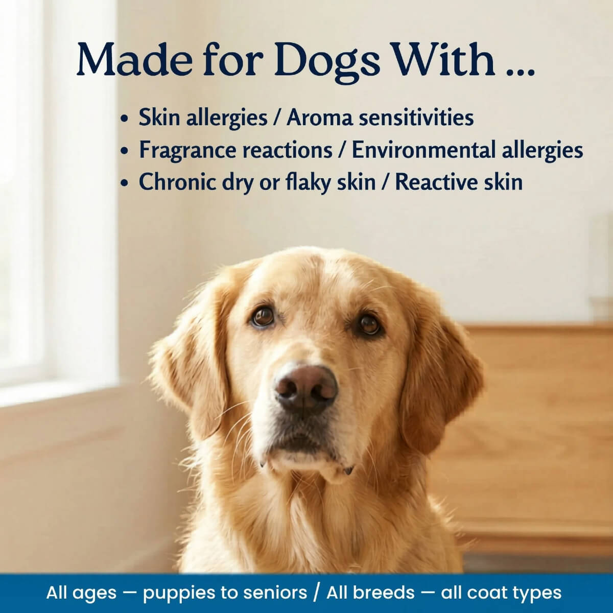 4-Legger Organic Unscented Hypoallergenic Shampoo with Aloe