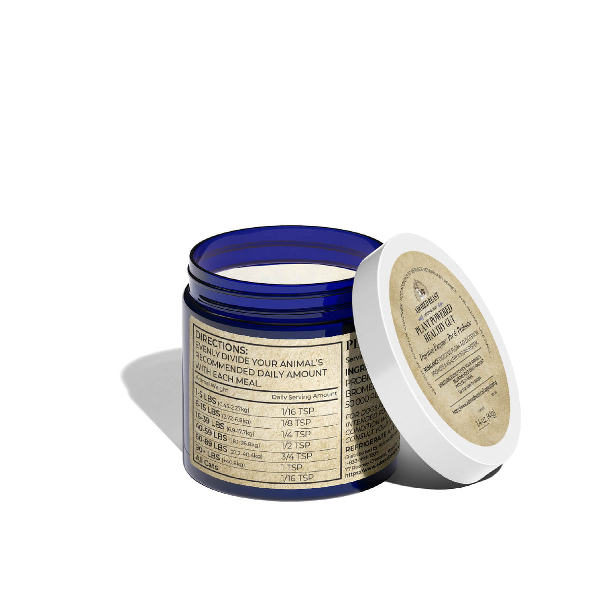 Adored Beast Healthy Gut | Digestive Enzymes