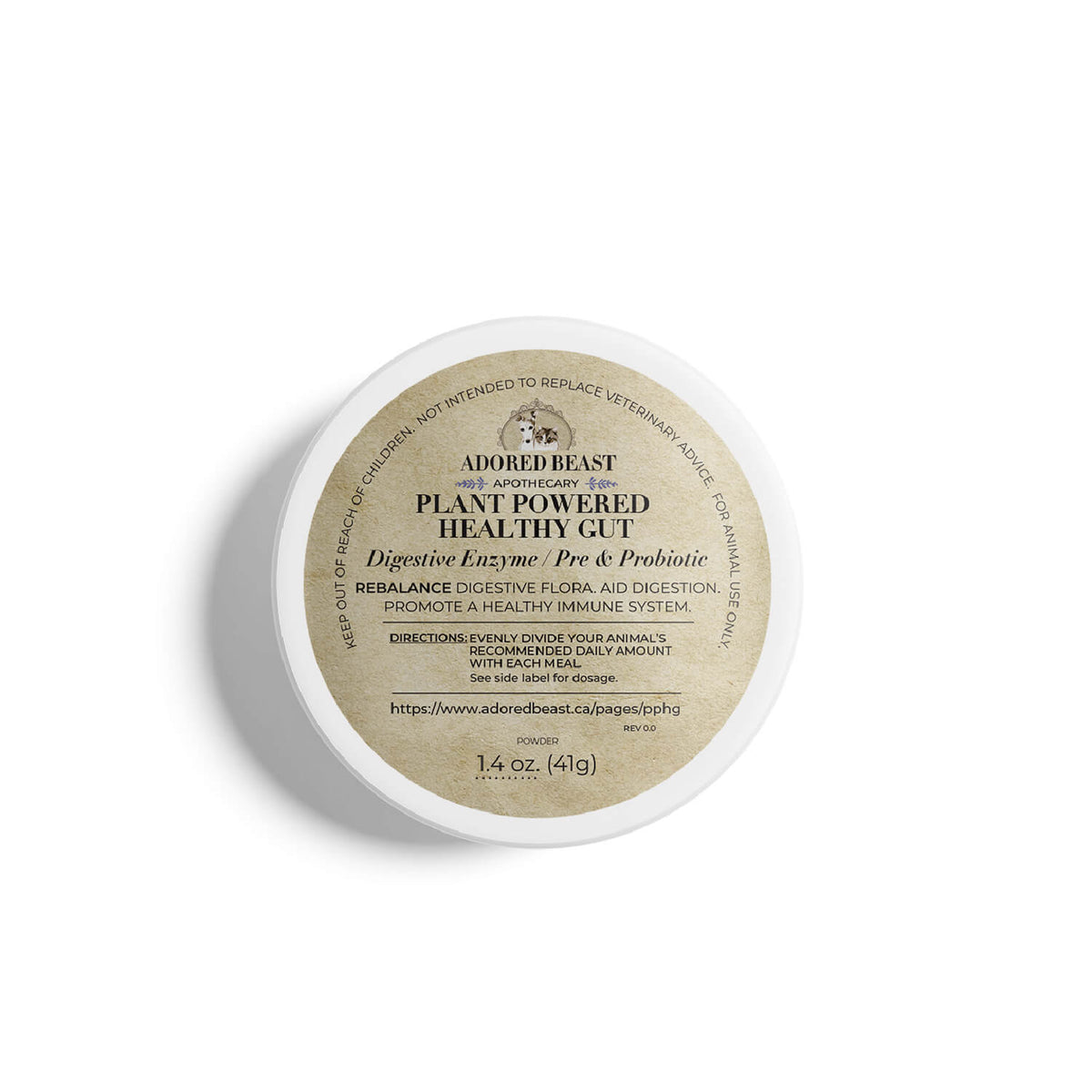 Adored Beast Healthy Gut | Digestive Enzymes
